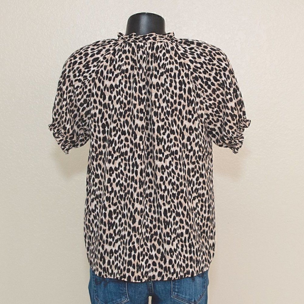 LOFT Cheetah Print Top  - Picture 2 of 7